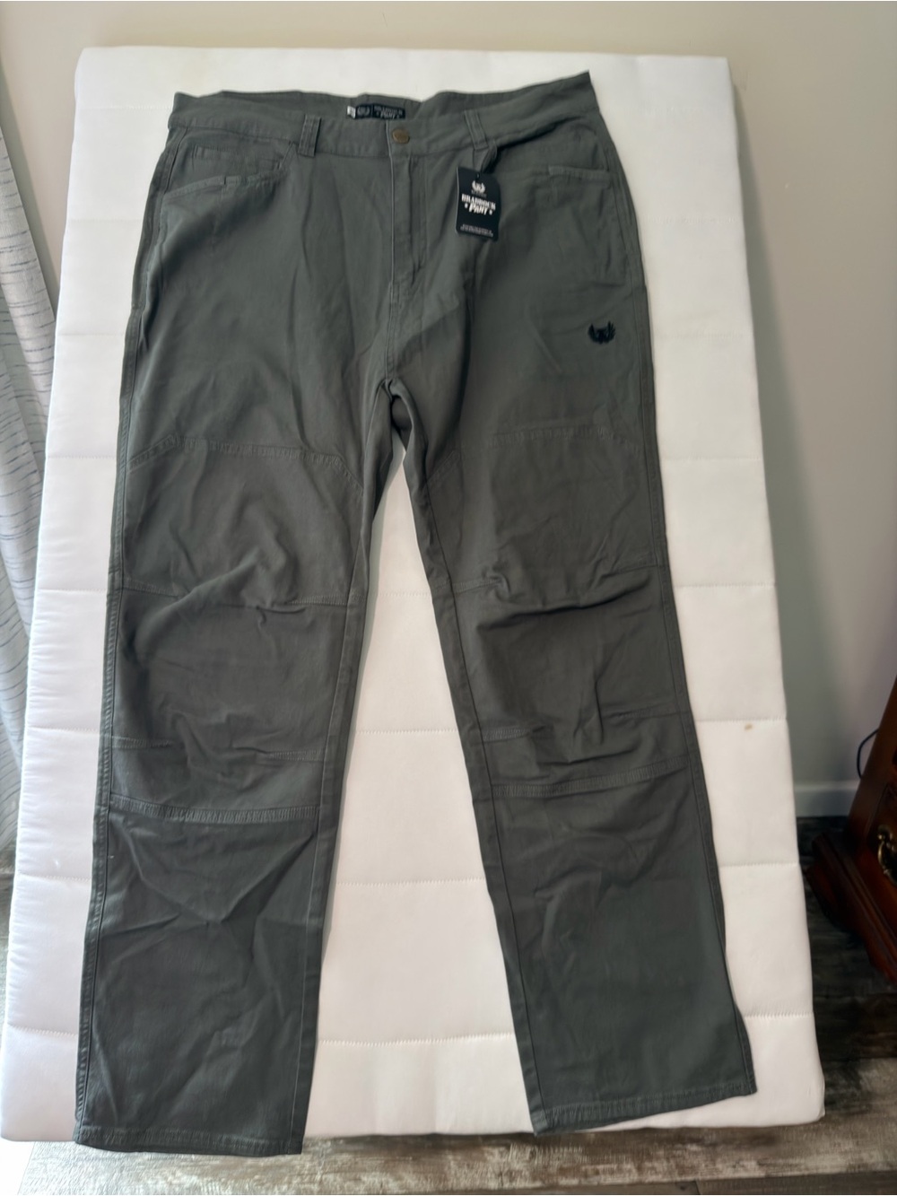 NWT TD Apparel Braddock Men's Gray 8 Pockets Tactical Workwear Pants 40x32